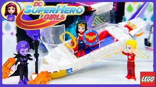 DC Superhero Girls Lego Wonder Woman&#39;s Invisible Jet Eclipso&#39;s Dark Palace Build Review Kids Toys