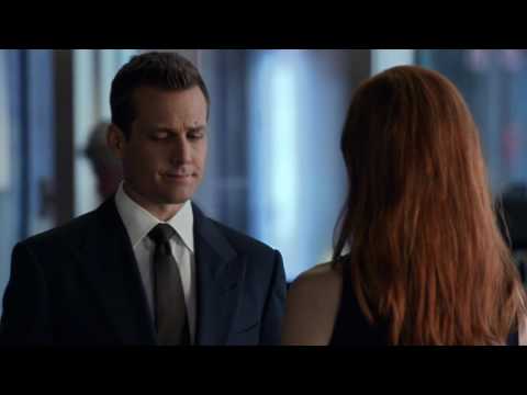 Suits - Harvey and Donna Share a Moment Outside