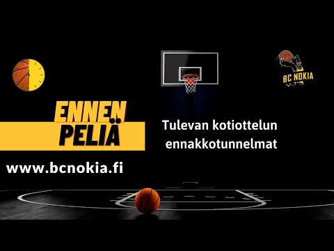 Ennen Peliä. Ennakkotunnelmat Korisliigamatsista BC Nokia - Seagulls 4.10.2022.