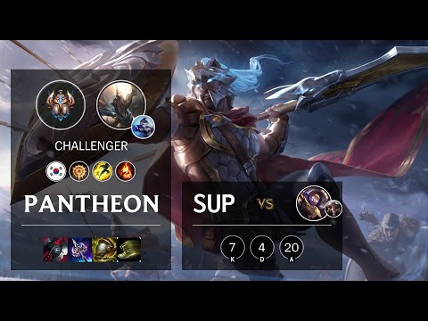 Pantheon Support vs Blitzcrank - KR Challenger Patch 10.15