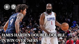 James Harden 16 PTS, 14 AST In Win Over 76ers Highlights | LA Clippers