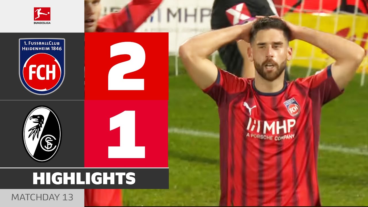 1. Heidenheim vs SC Freiburg Highlights
