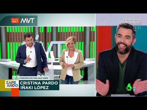 El cómico lapsus de Dani Mateo al presentar a Iñaki López y Cristina Pardo - Zapeando