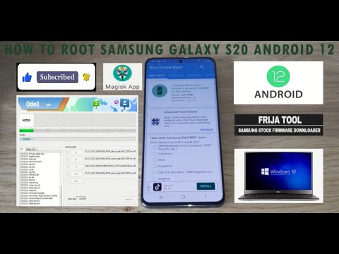 How to root Samsung Galaxy S20 Android 12 | Root with Magisk and Odin #stepbystep #rootsamsung #s20