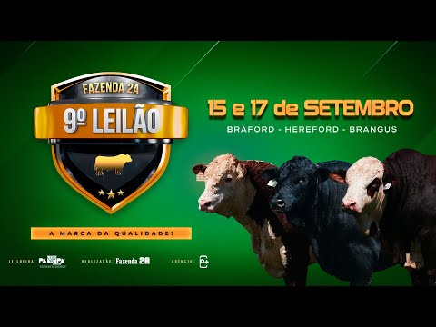 9° Leilão Virtual Fazenda 2A, HONÓRIO SERPA/PR - 15/09/2025 19:00h