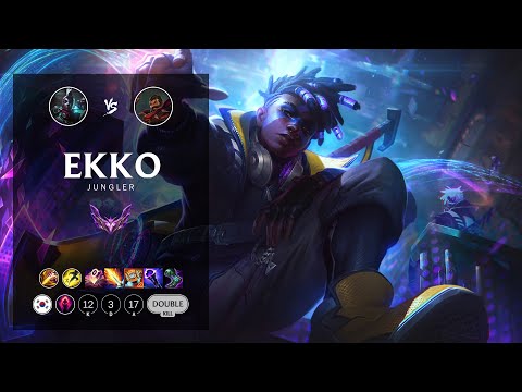 Ekko Jungle vs Graves - KR Master Patch 12.8