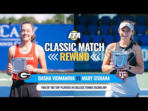 ITA Rewind Match: Dasha Vidmanova vs. Mary Stoiana | 2025 ITA Indoor National Championship Final