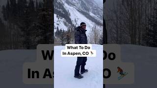 What to do in Aspen, Colorado ⛷️❄️ #travel #aspen