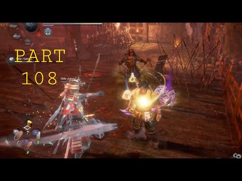 Nioh 2 Pt 108 Walktrough Advancing to Tokugawa Stronghold Fighting KOROKU Ps4 pro gameplay