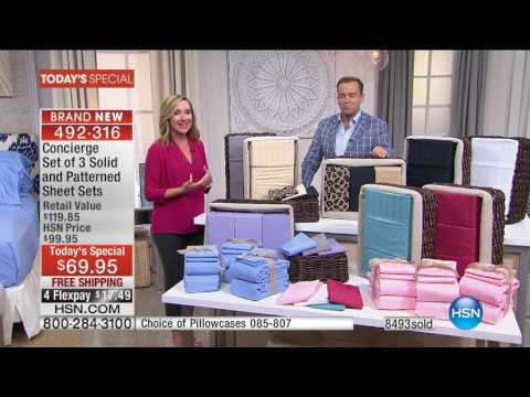 HSN | Concierge Collection Bedding / Beautyrest Mattresses 09.05.2016 - 01 AM