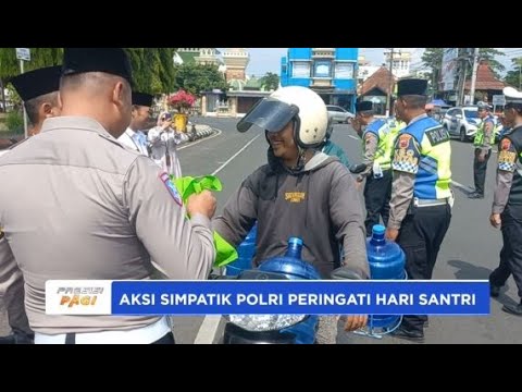 POLRES PURBALINGGA AKSI SIMPATIK PERINGATI HARI SANTRI