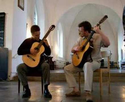 Modal Nodes Guitar Duo, Piazzolla tango suite, 3rd movement