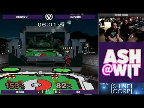 WIT | ORLY (Captain Falcon) vs Moy (Captain Falcon) - ASH@WIT #134 Melee Loser's Semis