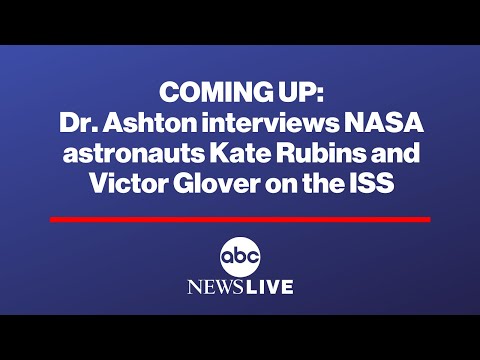 ABC News' Dr. Ashton interviews NASA astronauts Kate Rubins and Victor Glover on the ISS
