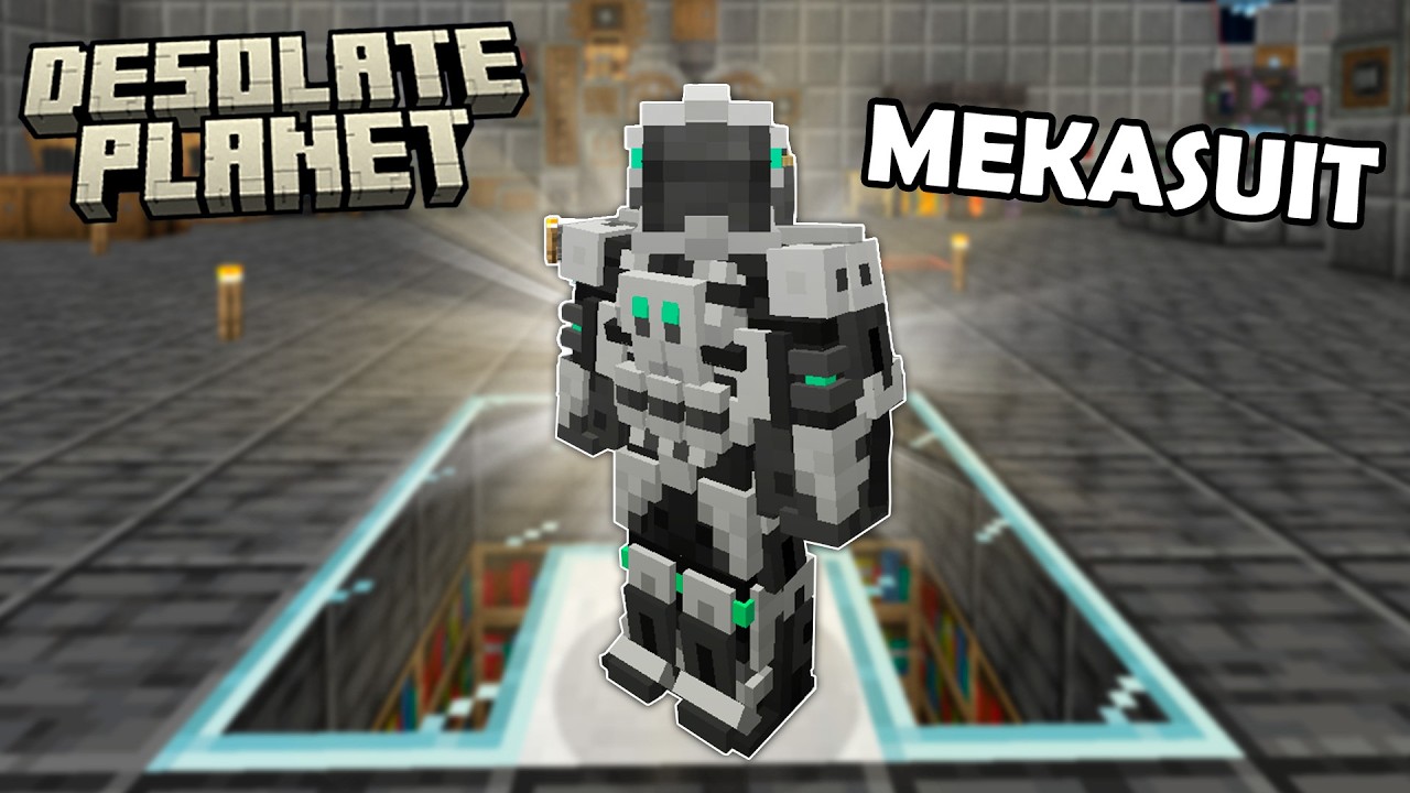 MEKASUIT!! O Quão DIFICIL FOI?! - Minecraft Desolate Planet E21 (1.20)