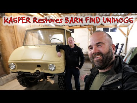 KJ Off-road His Unimog Collection Tour (3 Barn Find Unimogs)