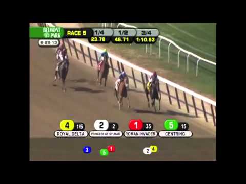 Ed Stanco reacts to his Princess of Sylmar winning Beldame Stakes