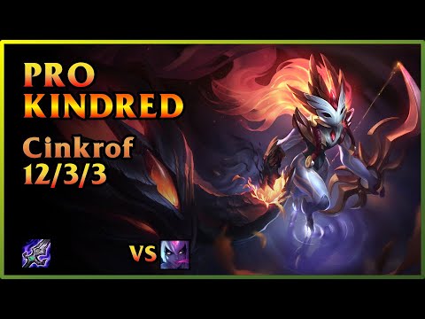 PRO Kindred Replay Team BDS [Cinkrof/tibijczykzvesti] | KDA 12/3/3 JNG (EUW)