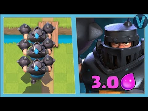 САМЫЙ БЫСТРЫЙ МЕГАРЫЦАРЬ. БУСТ ЗА 3.0 ЭЛИКСИРА / CLASH ROYALE