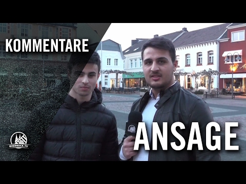 Ansage von Aykut Esenkar und Ibrahim Omayrat (beide Euskirchen Türk Gencligi)  | RHEINKICK.TV