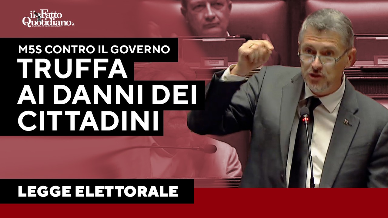 L'attacco del M5s sulla legge elettorale: "Truffa ai danni dei cittadini, avete paura del voto"