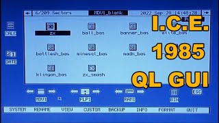 Yes, the Sinclair QL had a GUI, and it was Spectacular!