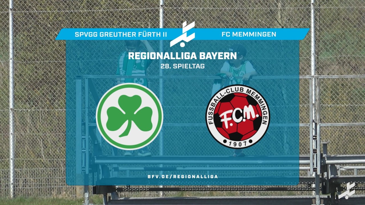 SpVgg Greuther Fürth II vs Memmingen Highlights