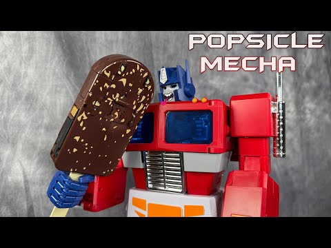 This tasty treat is more than meets the eye! | POPSICLE MECHA | #transformers #desert