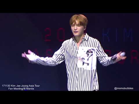 171130 Kim JaeJoong Fan Meeting in Manila - Good Morning Night encore last ment