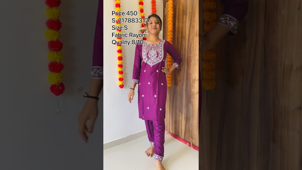 Meesho kurta set 🤩 #youtubeshorts #meeshohaul #meeshoshopping