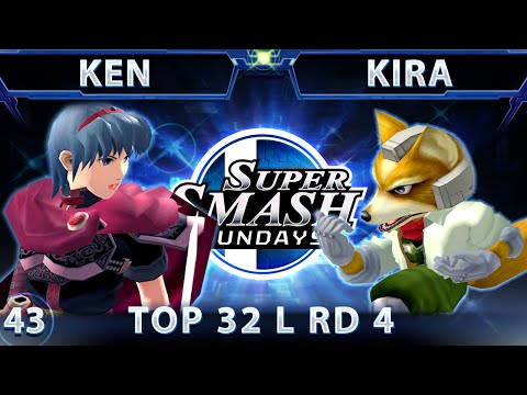 SSS 43 - Liquid Ken (Marth) Vs. SSBM-T Kira (Fox) SSBM Top 32 Losers Round 4 - Smash Melee