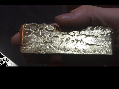 CLEAN BRASS - Brass Ingots Before & After Amazing results from Scrap Metal