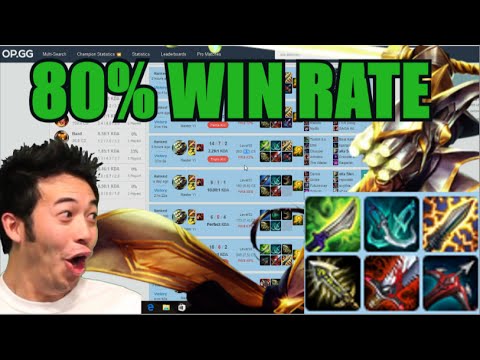80% WIN RATE MASTER YI FULL CRIT BUILD- NA Diamond 1/Masters Player