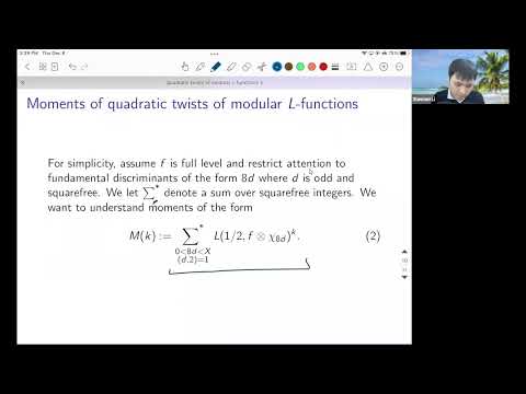 Quadratic Twists of Modular L-Functions - Xiannan Li