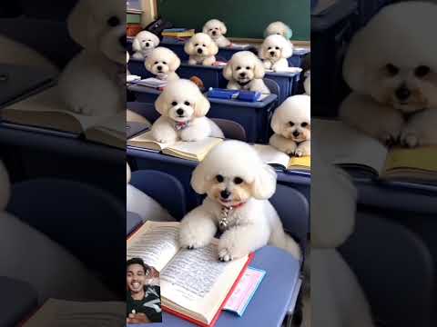 Dog ready to study in classroom #dog #doglover #puppy 🐶#subscribe #shorts #youtubeshorts #viralvideo