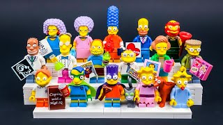 THE SIMPSONS SERIES 2: LEGO Minifigures (Stop Motion Speed Build)