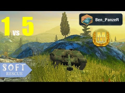 WZ-120-1 FT: 5400 Damage , 6 Frags (1vs5) - WOT BLITZ -