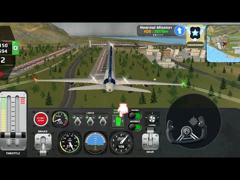 Runway 34 | Airplane Landing | Police Officer Simulator Game Play #76 | iOS Android | Level Gaming 🎮
