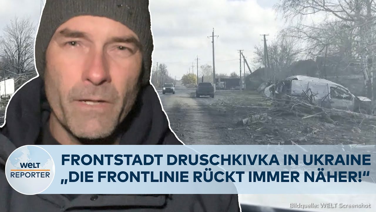 WELTREPORTER: In der Frontstadt Druschkivka in Ukraine! „Man wird immer gesehen – Risiko ist enorm“