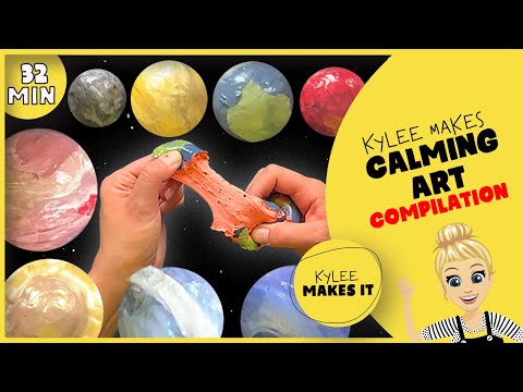 Calming Planets for Kids and Other Relaxing Mindfulness Art Videos