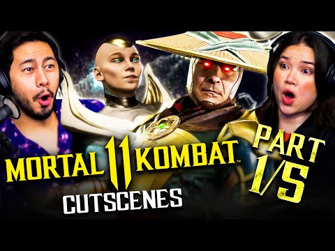 MORTAL KOMBAT 11 Ultimate Full Cutscenes ( Part 1 ) REACTION! | MK11