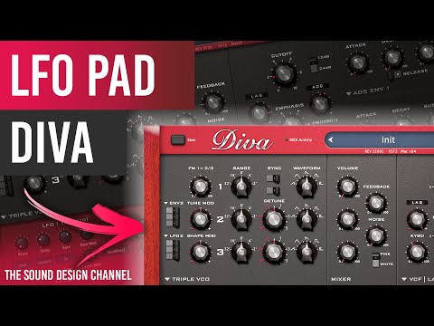DIVA Tutorial | Beautiful LFO PAD | Sound Design