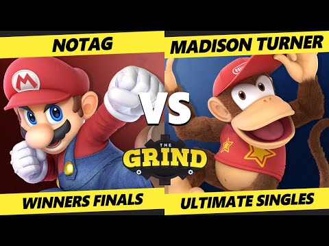 The Grind 136 Online Winners Finals - Madison Turner (Diddy Kong) Vs. NoTag (Mario) Smash Ultimate