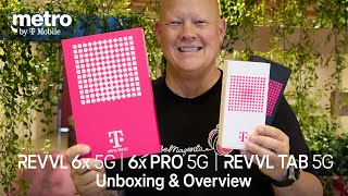 Metro by T-Mobile New REVVL Lineup: 6x 5G, 6x PRO 5G & TAB 5G