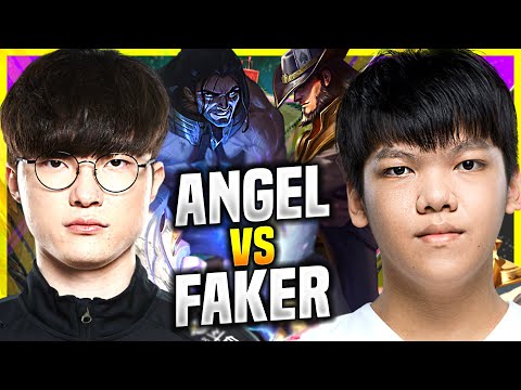 SN ANGEL VS T1 FAKER! - SN Angel Plays Twisted Fate Mid vs T1 Faker Sylas! | Preseason 11