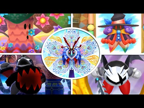 Kirby: Triple Deluxe - All Bosses (No Damage + No Copy Ability)
