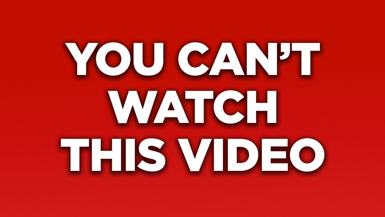 Operation Break YouTube - THIS VIDEO WILL SELF DESTRUCT