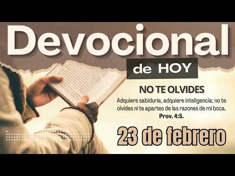 Today's Devotional | February 23, 2026 | Adan Vicente