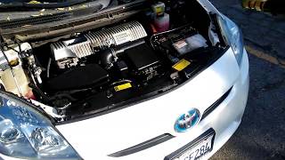 how to pressure wash toyota prius engine bay