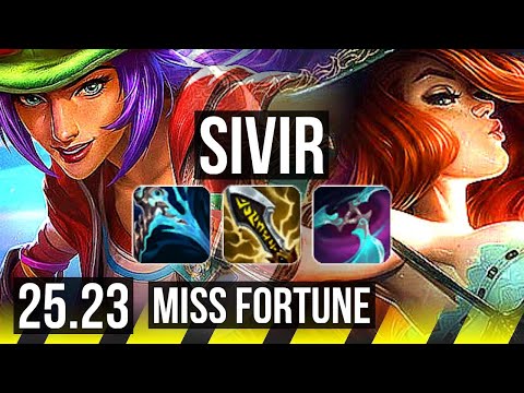 SIVIR & Taric vs MISS FORTUNE & Pantheon (ADC) | Godlike, 12/4/8 | KR Master | 25.23